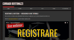 Desktop Screenshot of corradobertonazzi.com